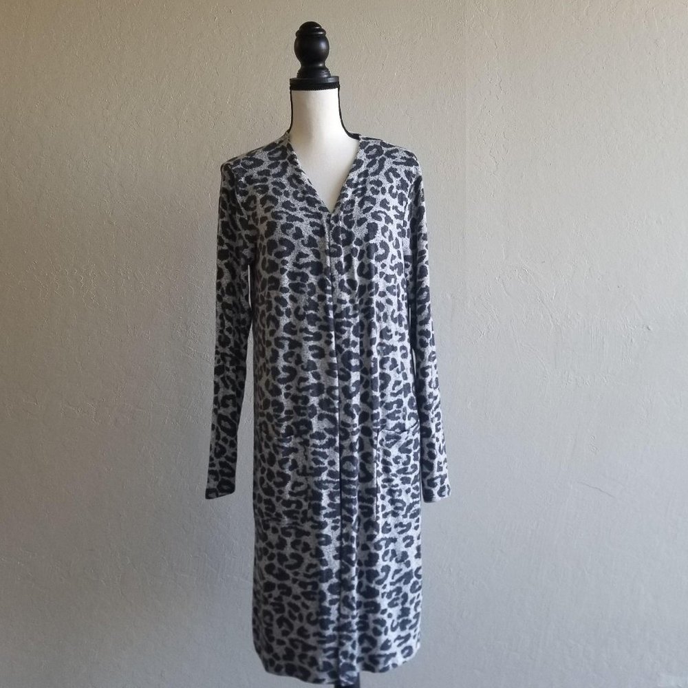 Time and Tru open front duster sweater